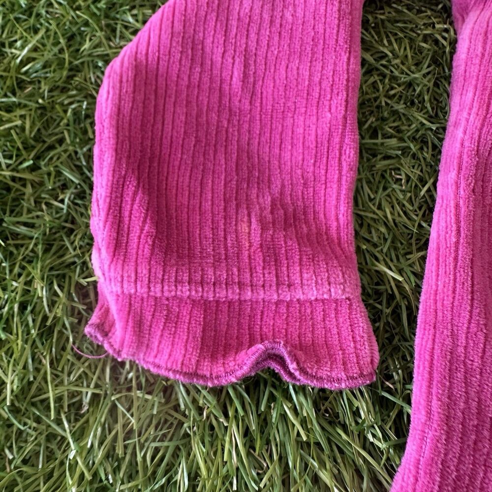 Vintage Children's Place Outfit Infant Girls Size 12 Months Pink Ribbed Ruffle - Picture 9 of 9